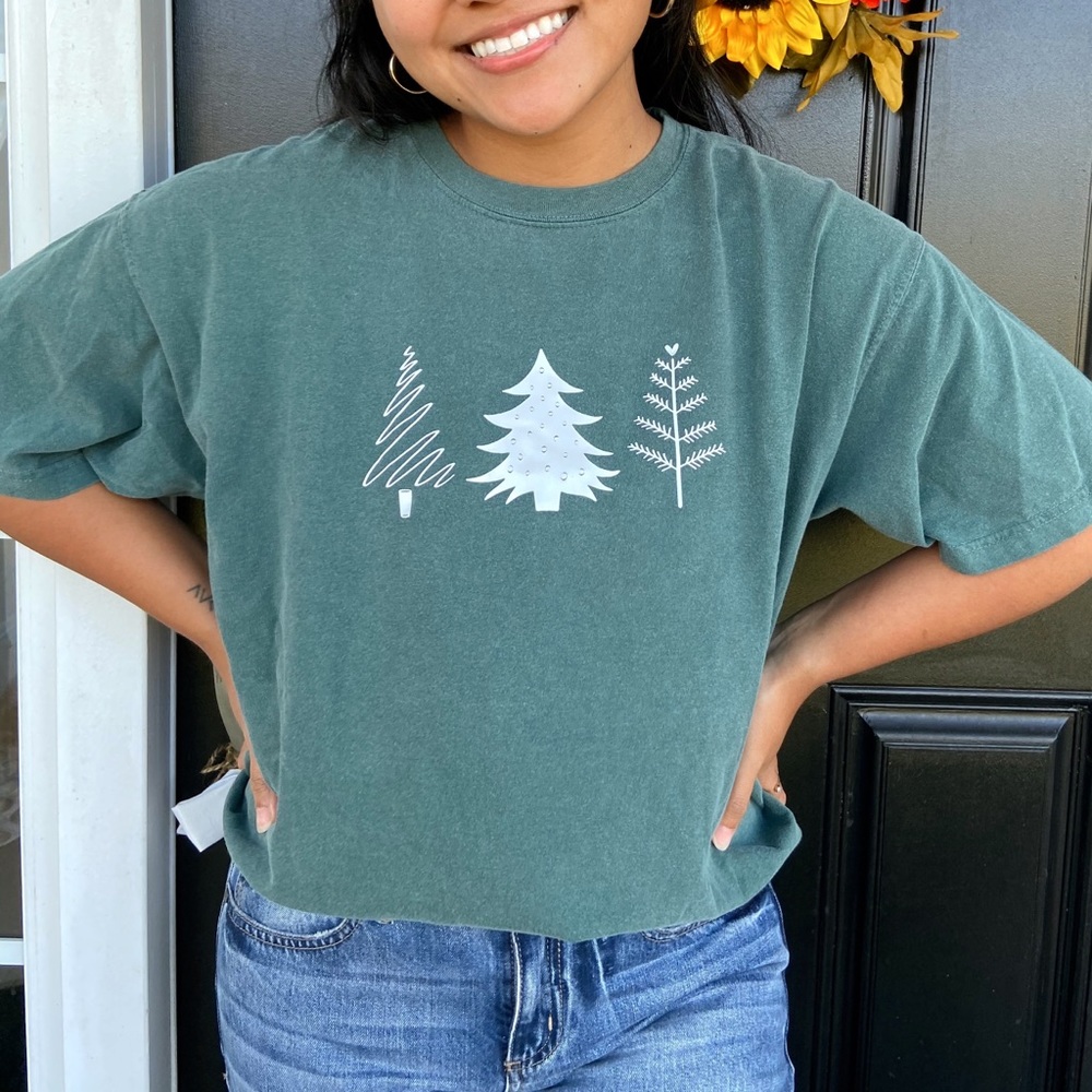 Christmas Tree Shirt Comfort Colors